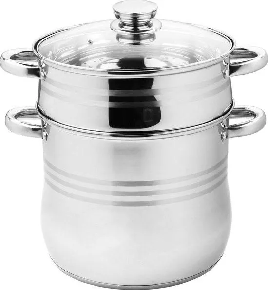 Stoompan inox 12 liter
