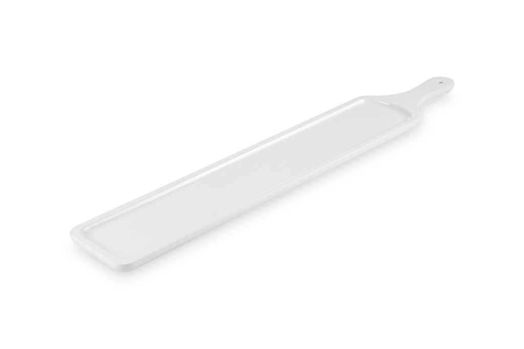 ServingTray Melamine White shiny Rectangle