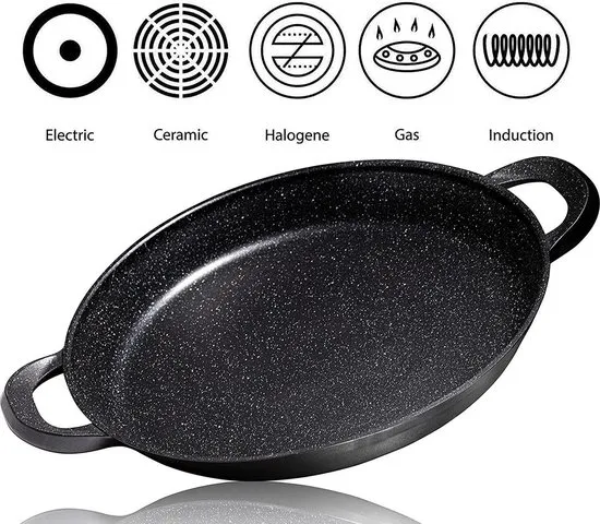[HA40PP] Paella pan inductie 40 cm