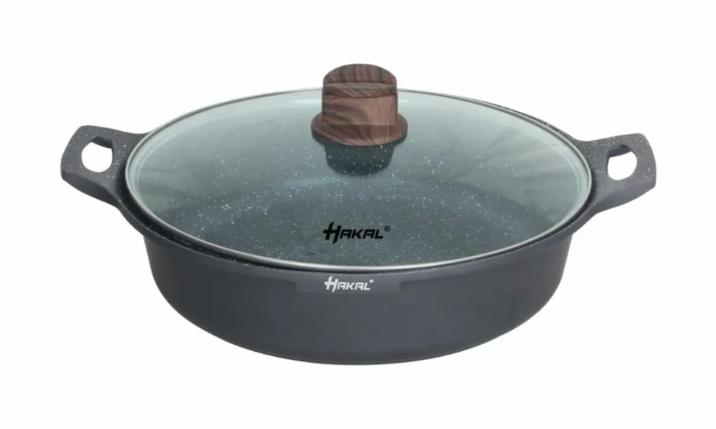 LOW CASSEROLLE BLACK 28CM HAKAL