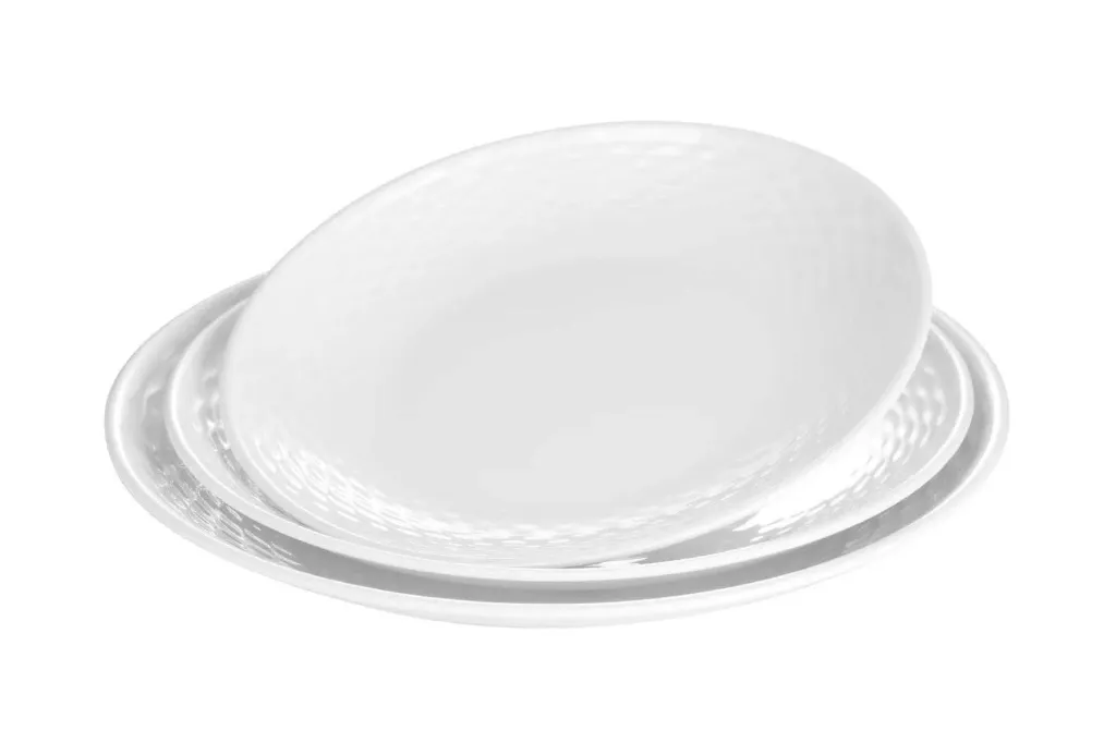 [HAMPSEA-16] Melamine plate - Round - Sea design - 16 inch