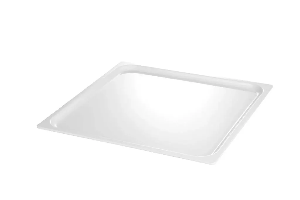 [HAMP-5050FS] Melamine plate - Square - White - 50*50 cm