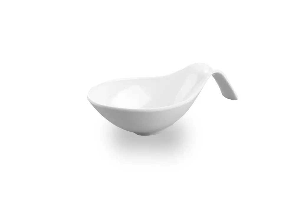 [HAM-812W] Snackschaal 14 inch melamine wit