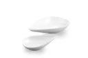 Melamine teardrop - White - 10 inch