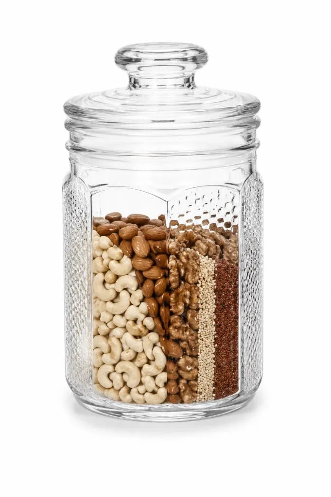 [800ML] GLASS SUGAR POT 800ML