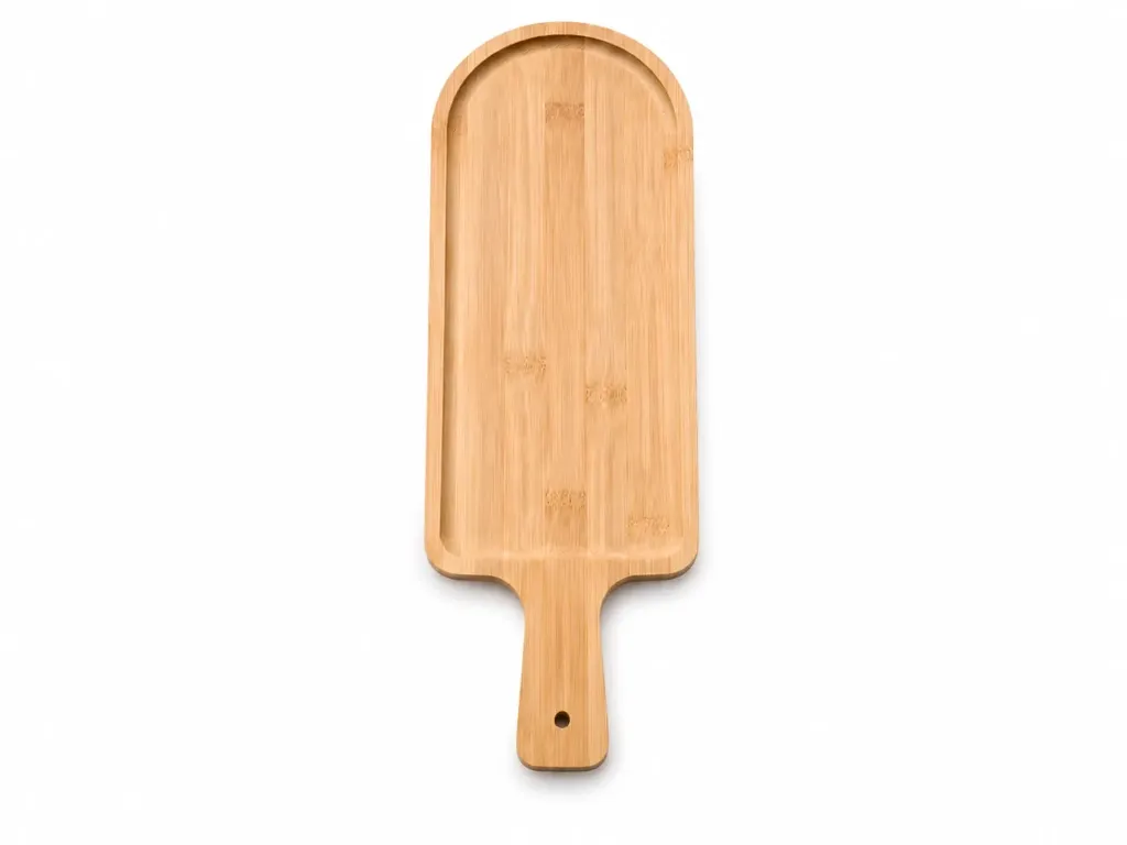 Wooden Serving Plate with handle - 55*15cm
