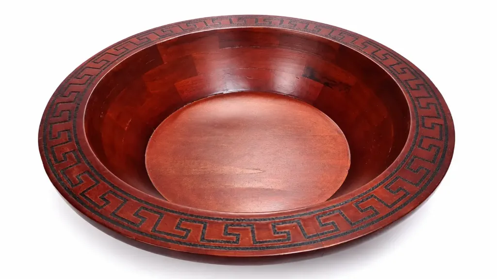 Wooden deep bowl 45 CM