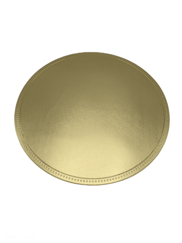 Placemat effe rond goud