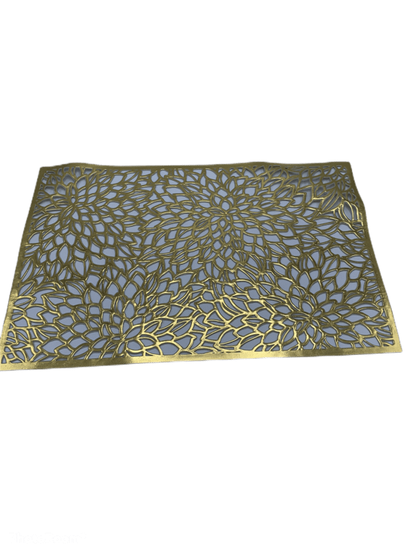 Placemat open vierkant goud