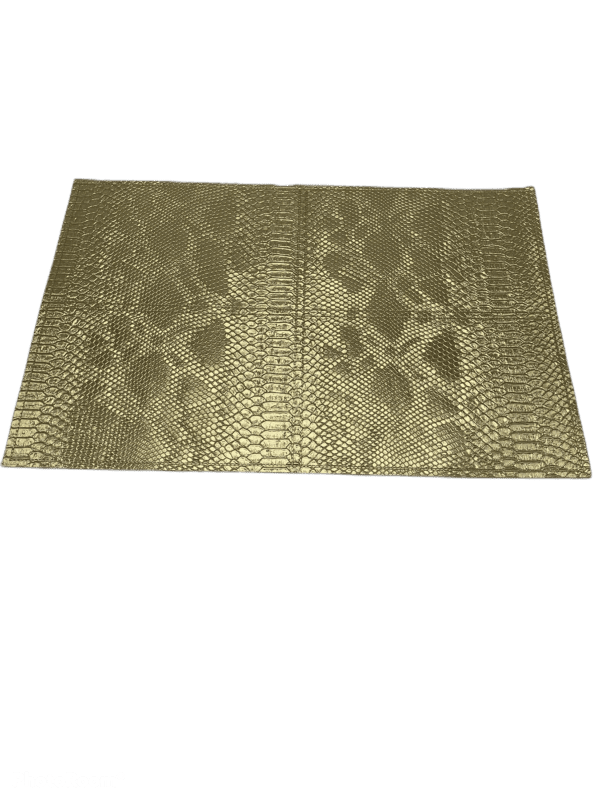Placemat snake rechthoek goud