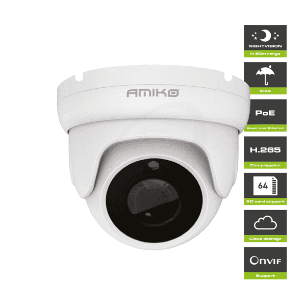 Camera Amiko dome POE 5MP
