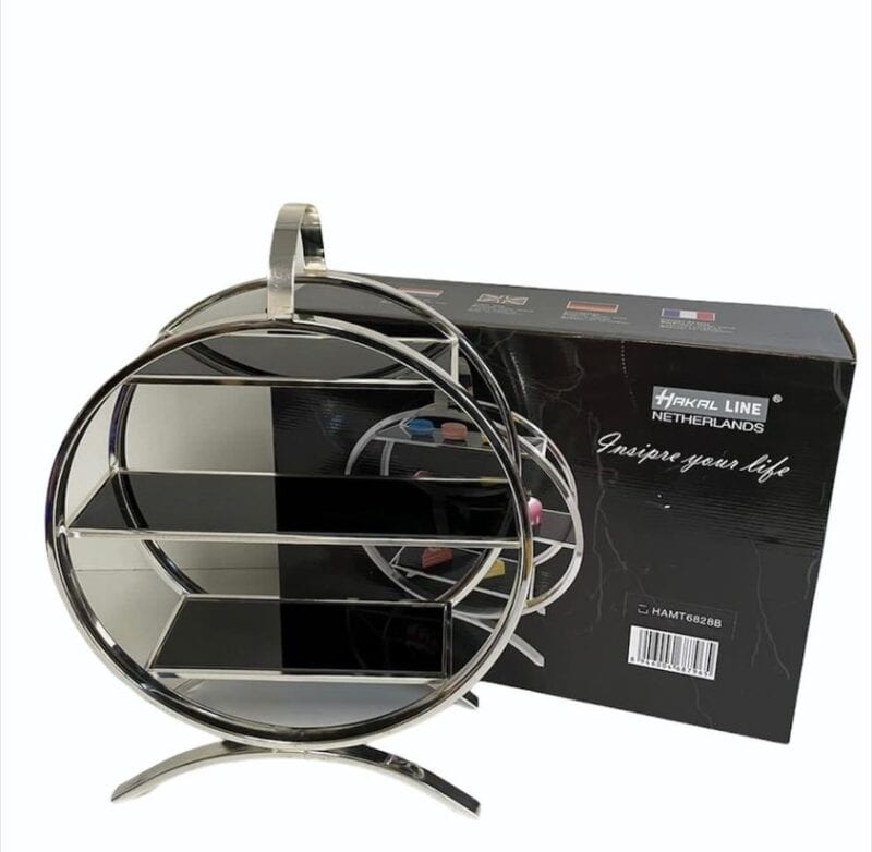 Etagiere sky wheel 3 laags zilver